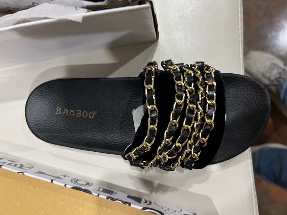 Women’s Size 5 Bamboo Cozy-03S Velvet Slide Sandal